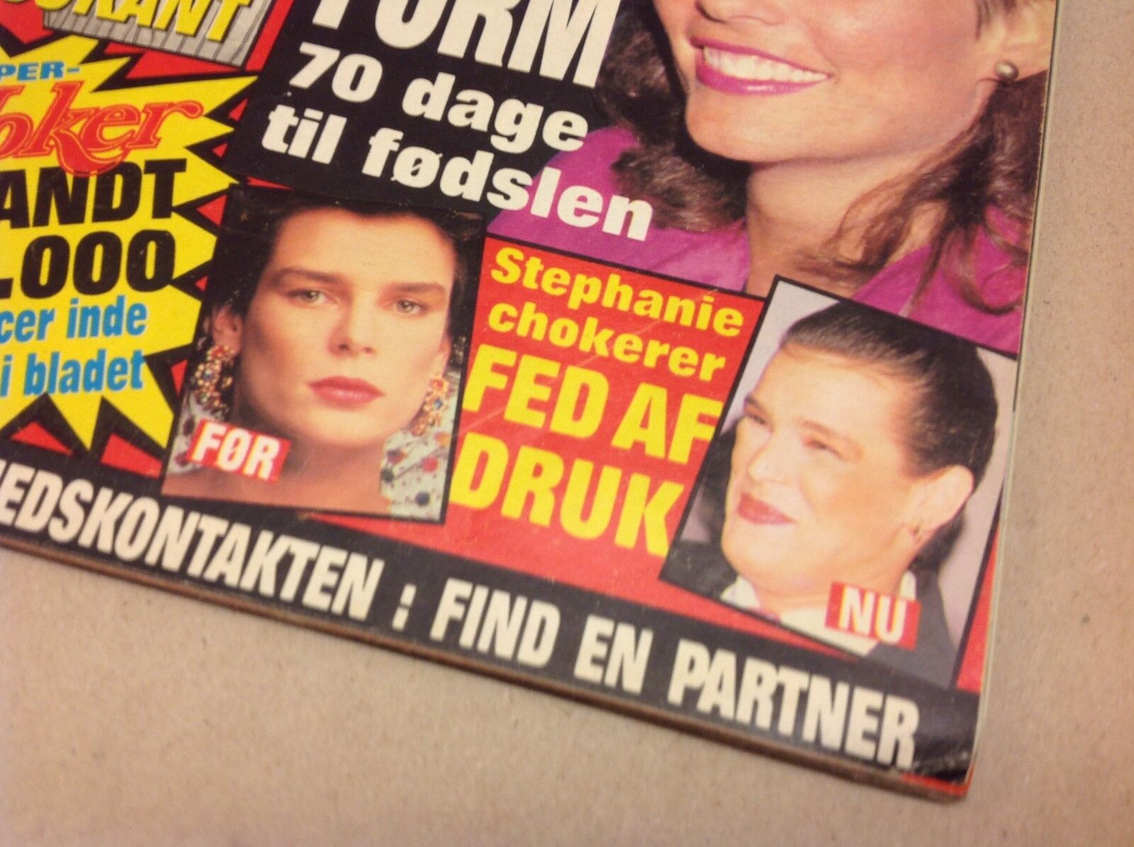 Princess Stephanie Monaco Dempsey Makepeace Danish Magazine 1989 "Se og Hoer"