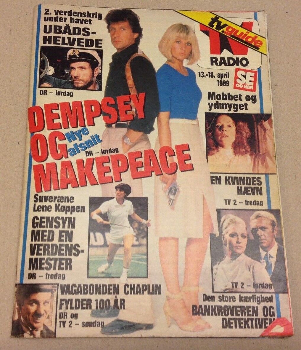 Princess Stephanie Monaco Dempsey Makepeace Danish Magazine 1989 "Se og Hoer"