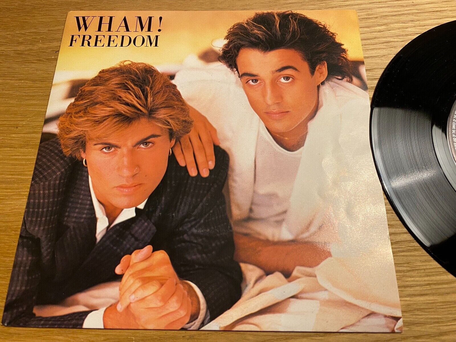 WHAM!/GEORGE MICHAEL FREEDOM" 1984 EPIC RECORDS 7 INCH VINYL SINGLE HOLLAND OOP*