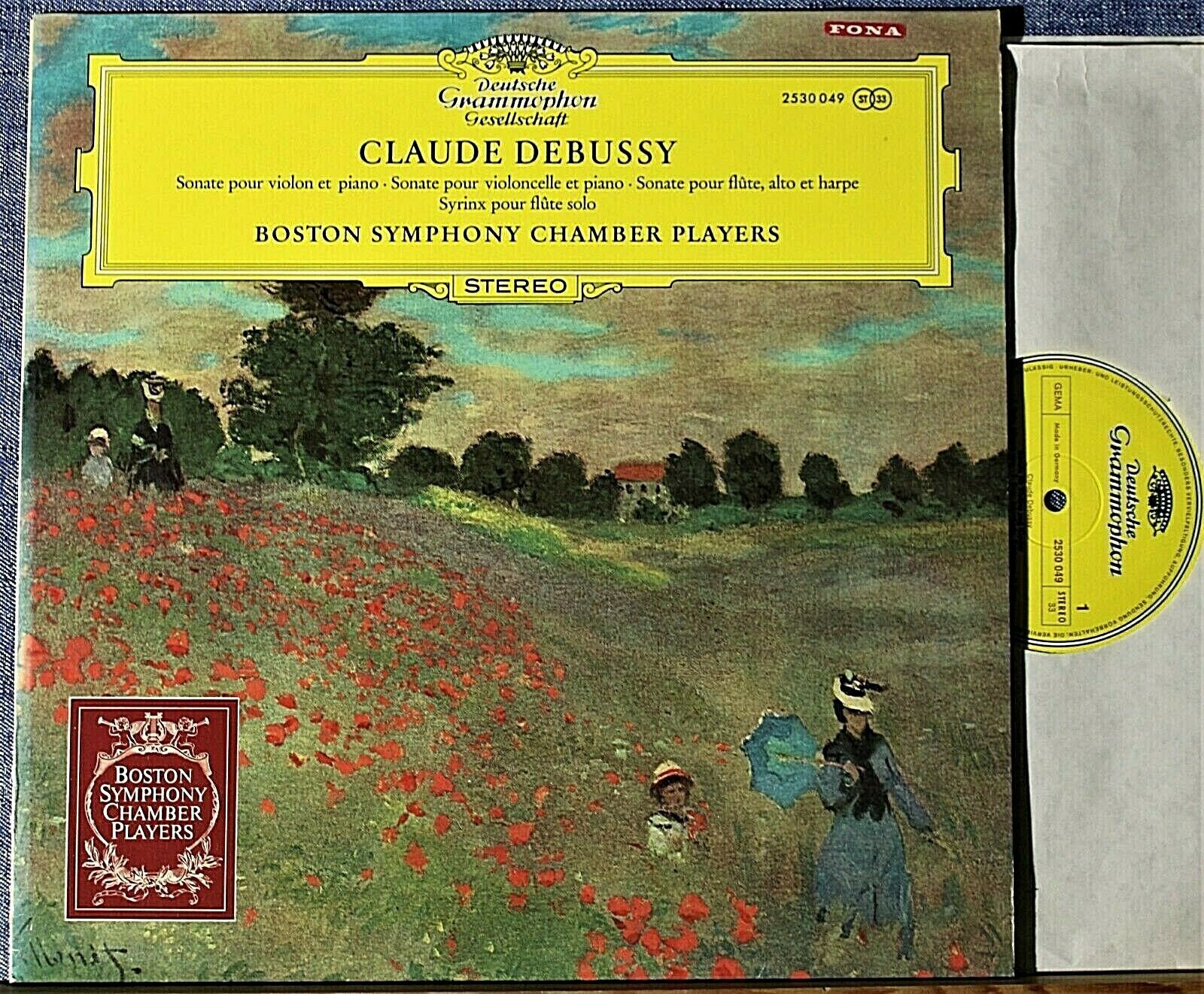 Boston Chamber Players Debussy (Violin sonata; cello sonata; etc) DGG 2530 049