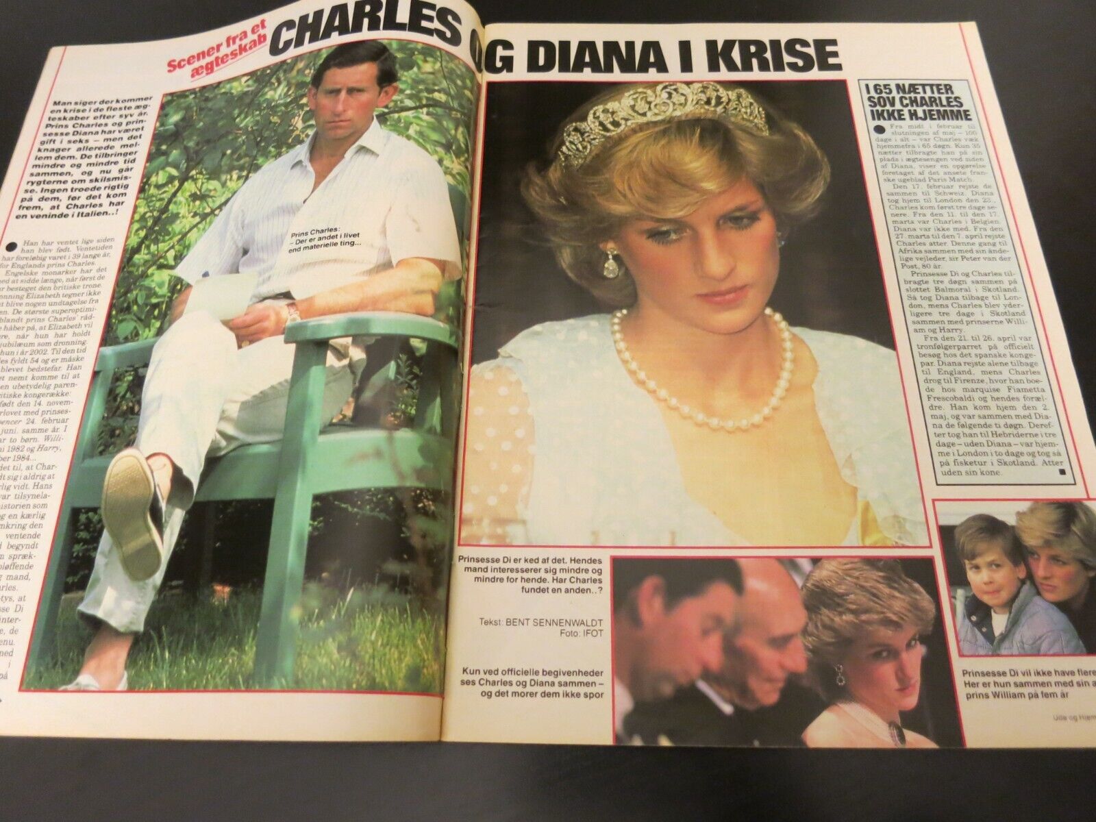 Danish Magazine1987 Princess DIANA Lady Di Charles BRIDGET FONDA M23