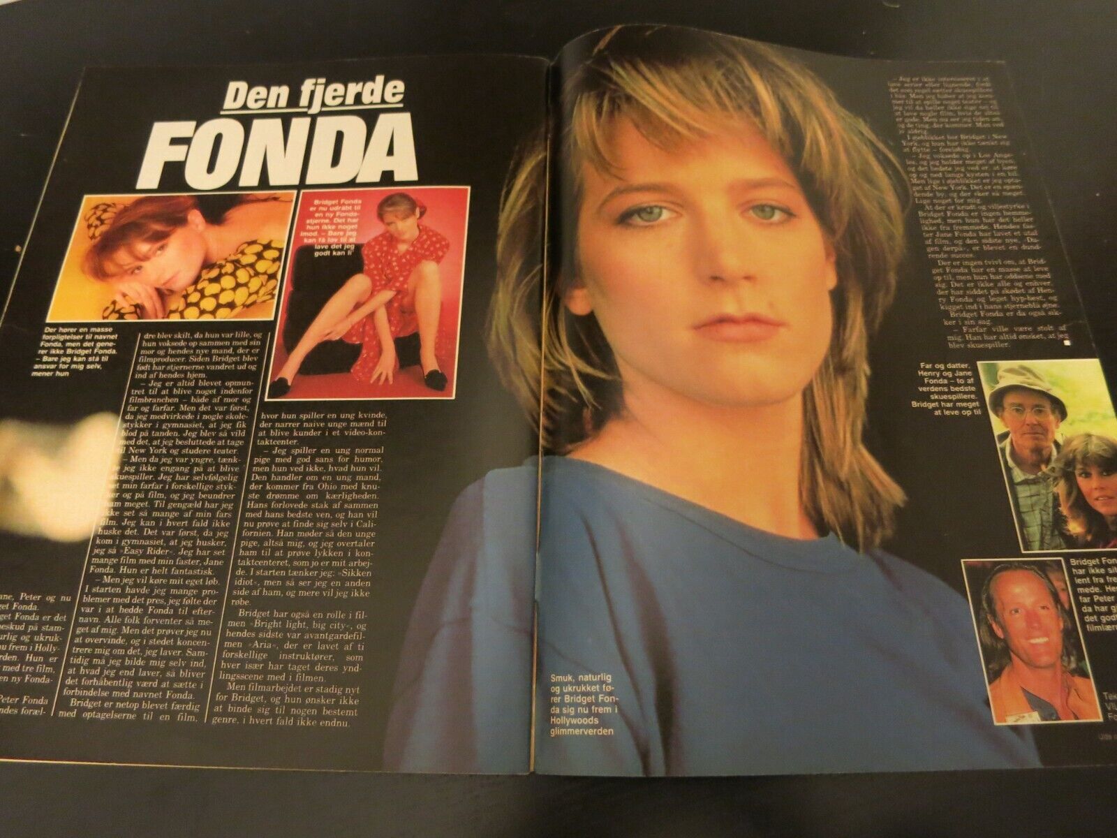 Danish Magazine1987 Princess DIANA Lady Di Charles BRIDGET FONDA M23