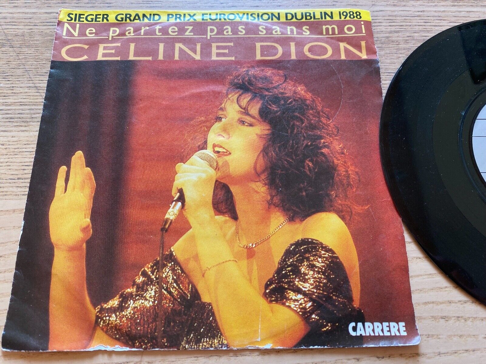 CELINE DION "NE PARTEZ PAS SANS MOI" 1988 EUROVISION WINNER SONG CARRERE  MEGA