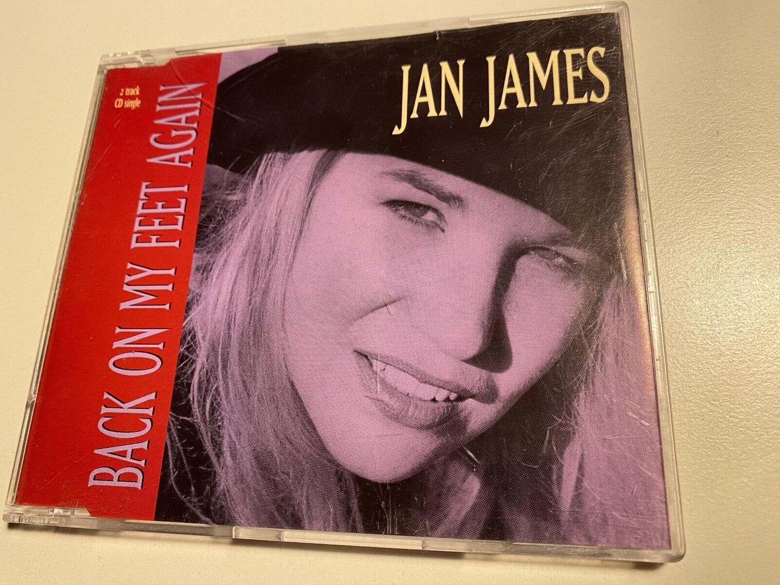 JAN JAMES "BACK ON MY FEET AGAIN / SATISFY ME" 2 TRACKS CD SINGLE 1994 DUTCH CD*