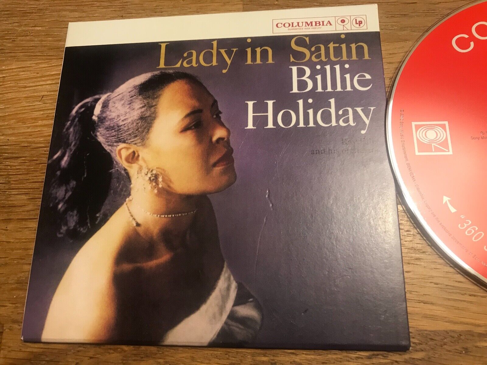 BILLIE HOLIDAY "LADY IN SATIN" 1958-1997 MINT CARD SLEEVE RARE COLUMBIA RARE OOP