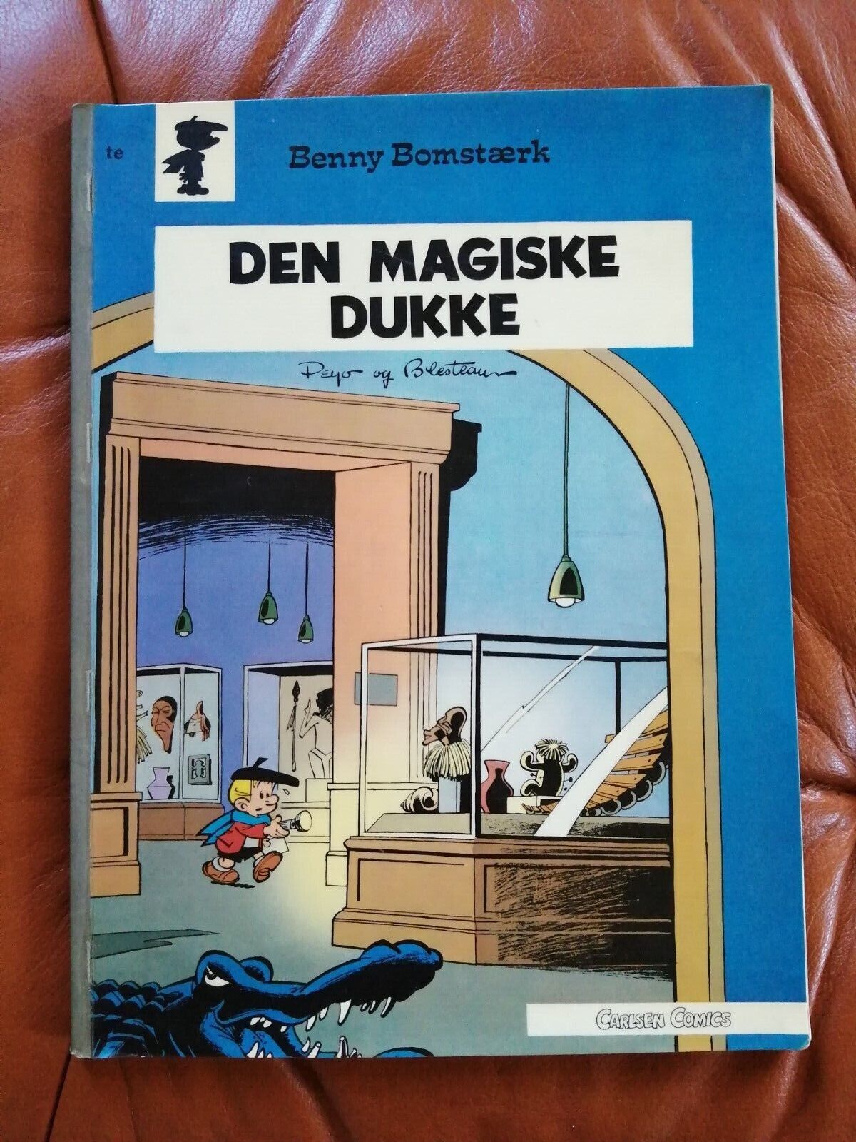 Danish comic book"Den magiske dukke"Le Fétiche by Peyo-1sted 1980-Ex-library