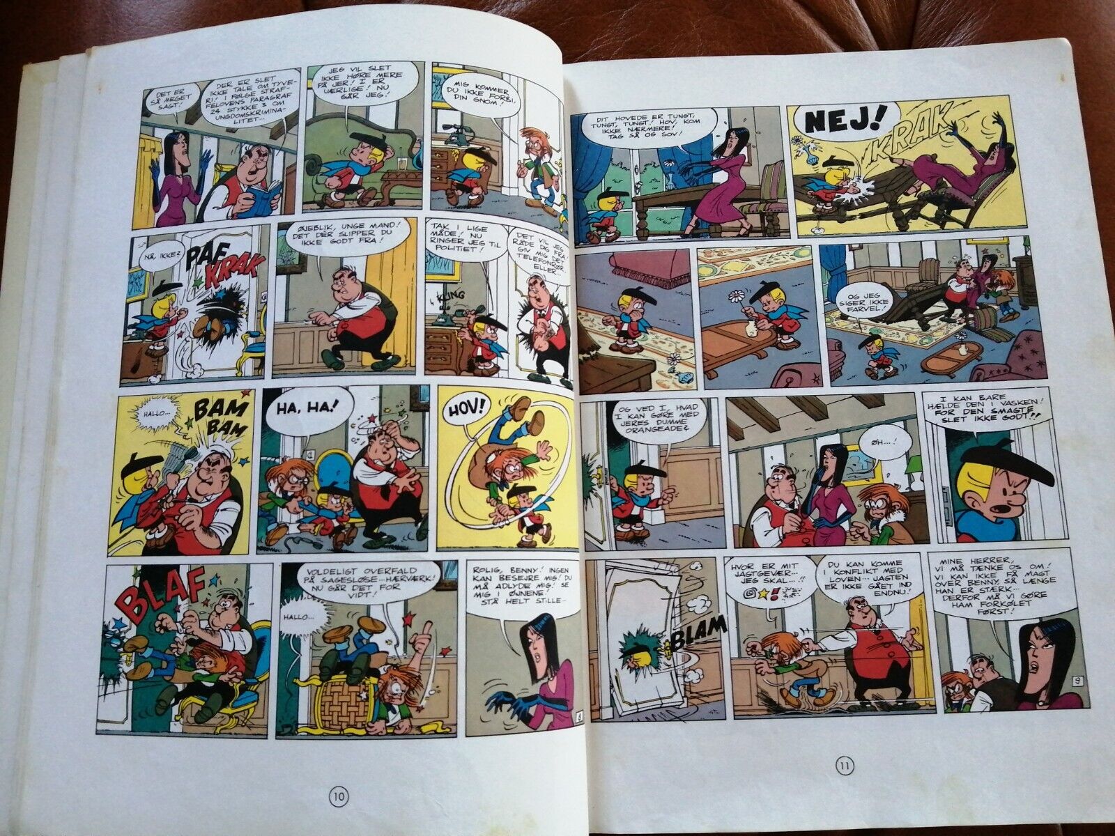 Danish comic book"Den magiske dukke"Le Fétiche by Peyo-1sted 1980-Ex-library