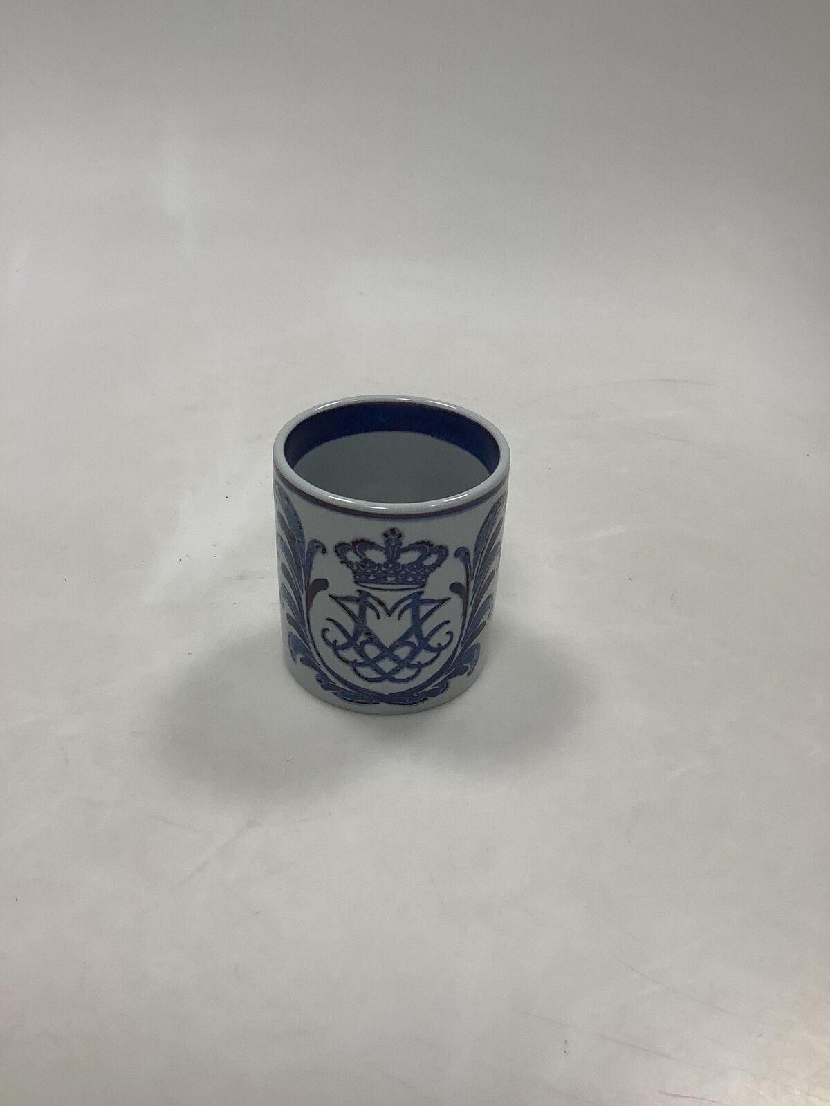 Royal Copenhagen Aluminia Queen Margrethe Small Mug from 1967