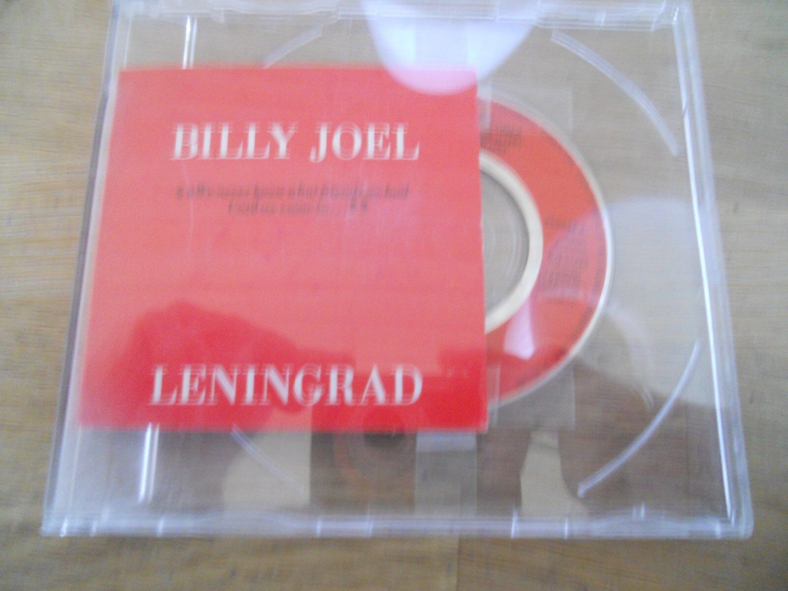 BILLY JOEL LENINGARD 1989 3 INCH CD SINGLE DUTCH USED 4 TRACKS CD 3 LIVE TRACKS