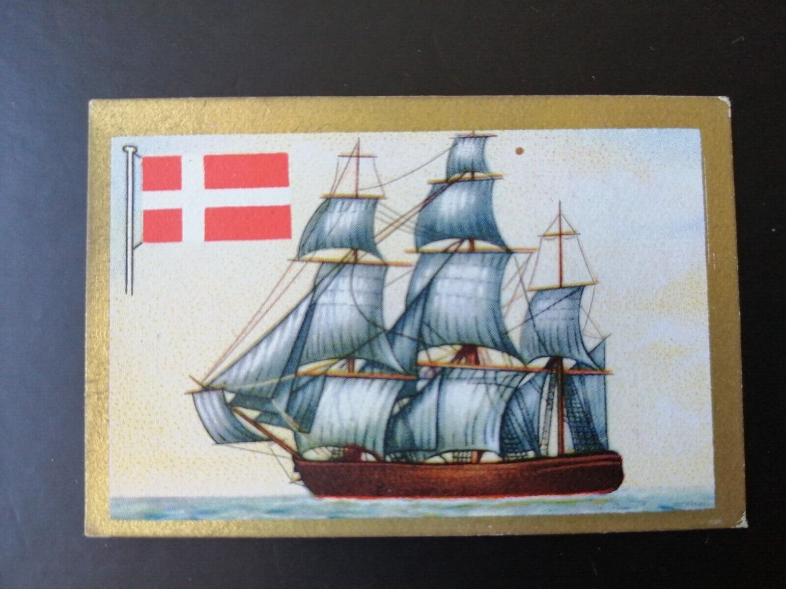 German SABA tobacco ship trading card 1931-33No 15 "Havfruen" Denmark