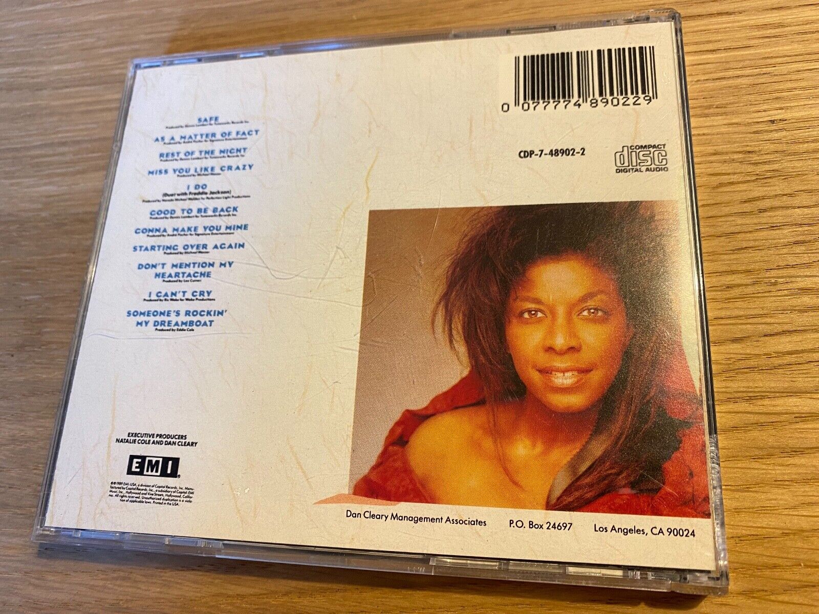 NATALIE COLE "GOOD TO BE BACK" 1989 CD ALBUM 11 TRACK RECORDS EMI RECORDS