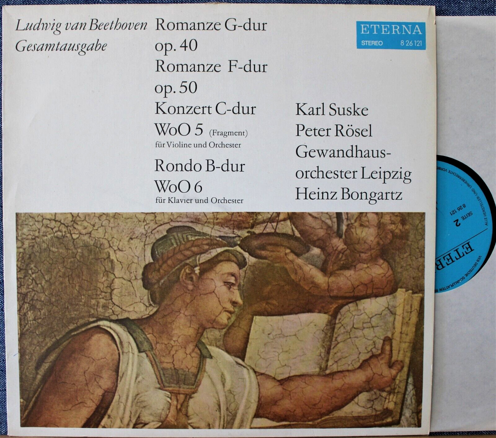 Suske; Rösel; etc Beethoven (Romances; Rondo; etc) Eterna 8 26 121 NM