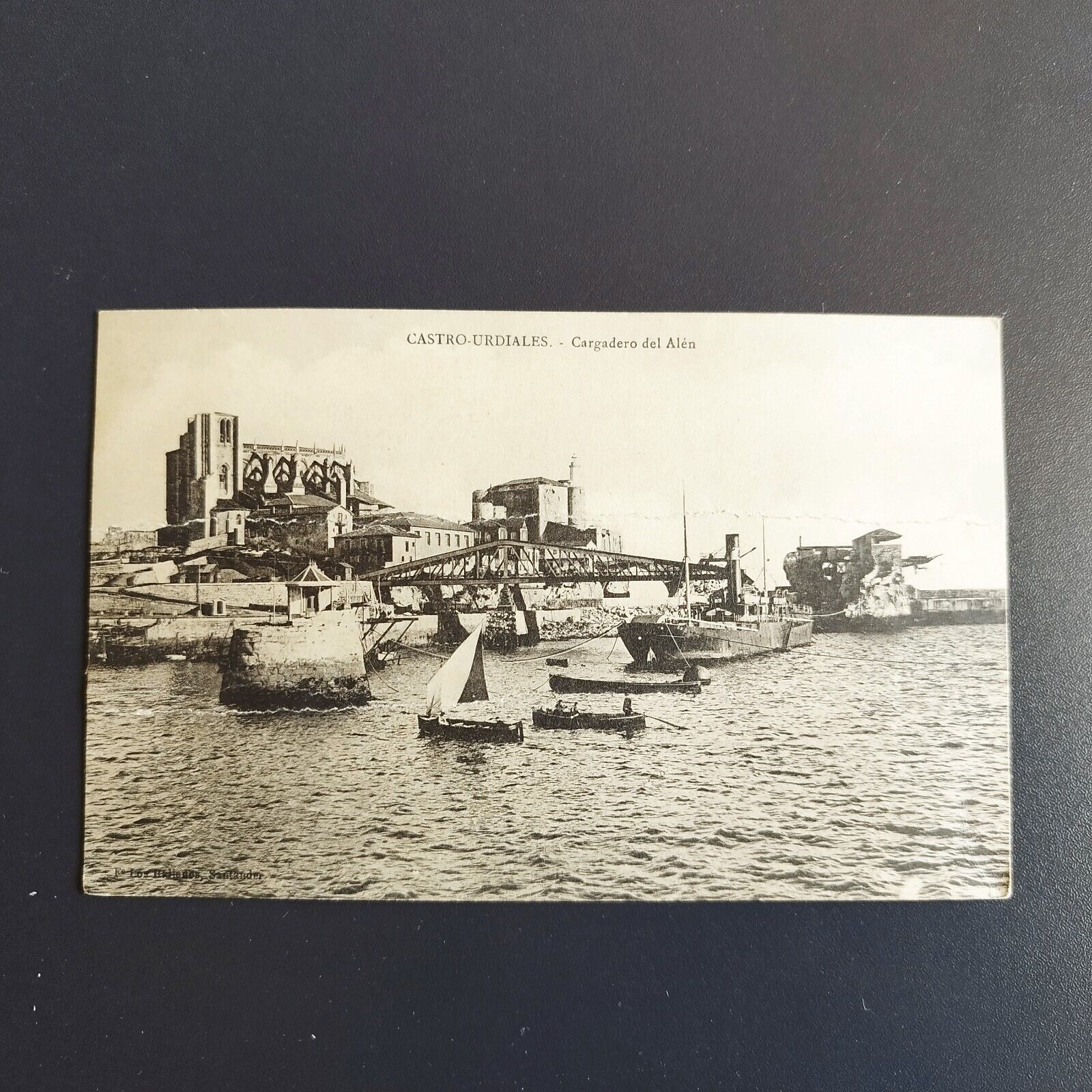 Spain- Castro-Urdiales- Cargadero del Alèn 1910s