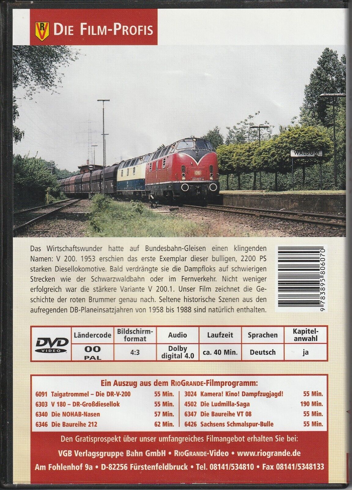 The Stars of the Rail 6: The V 200 Series | Diesel Locomotive Railway DVD