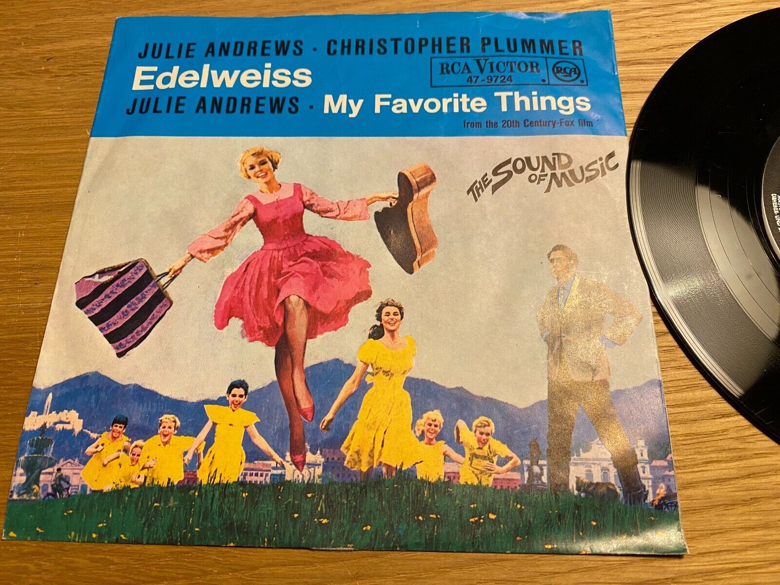 "EDELWEISS" THE SOUND OF MUSIC MOTION PICTURE SOUNDTRACK RCA VICTOR RECORDS RARE