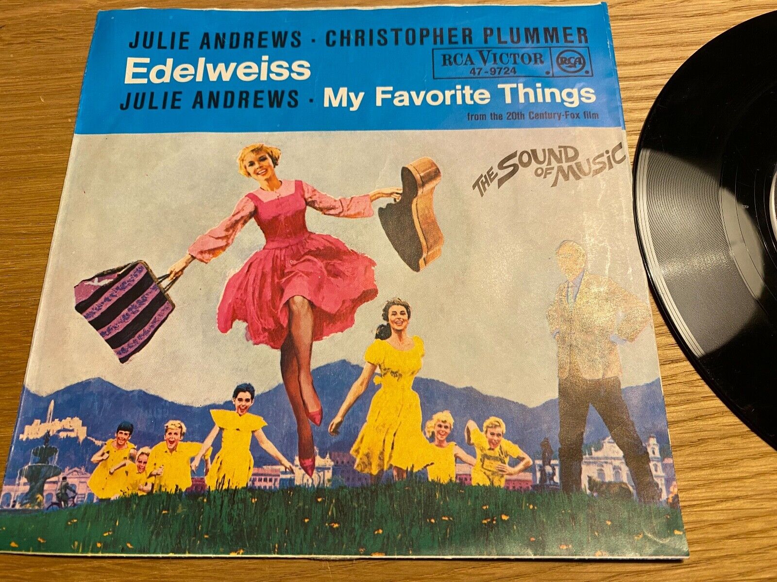 "EDELWEISS" THE SOUND OF MUSIC MOTION PICTURE SOUNDTRACK RCA VICTOR RECORDS RARE