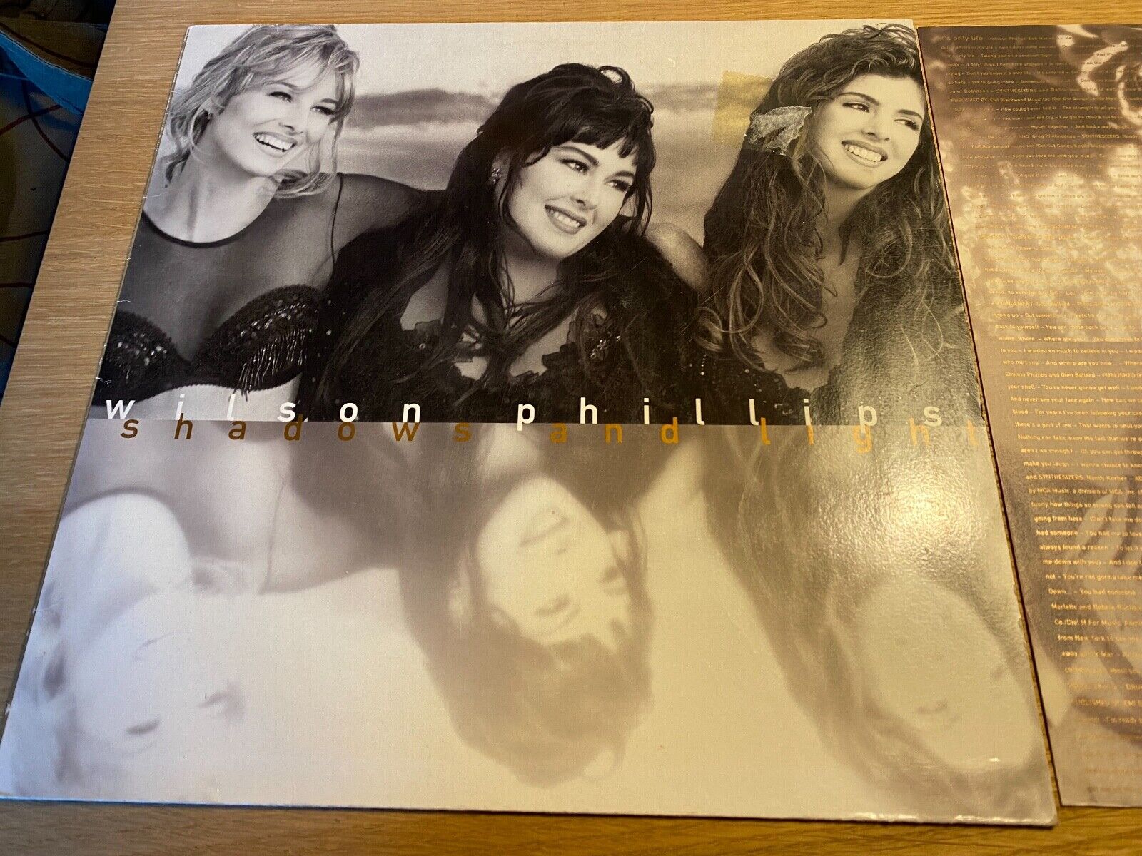 WILSON PHILLIPS SHADOW  LIGHT 1992 ALBUM WGERMAN LP OUT OF PRINT PRESSING USED