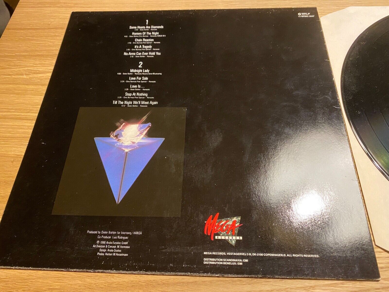 CHRIS NORMAN "SOME HEARTS ARE DIAMONDS" DANISH MEGA RECORDS 1986 10 SONGS NCB 12