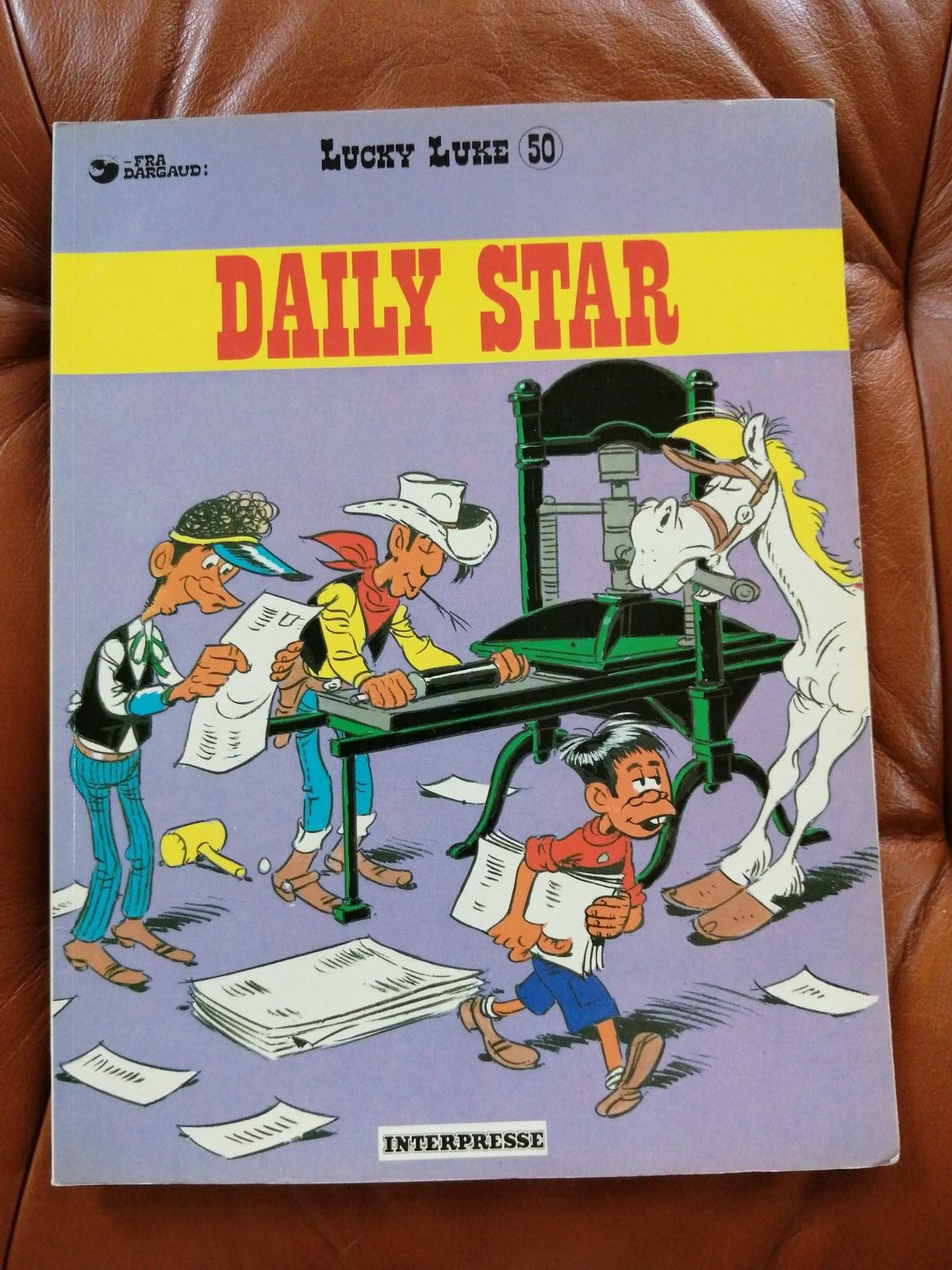 DenmarkComic bookLUCKY LUKE no 50Daily StarInterpresse19851st edition