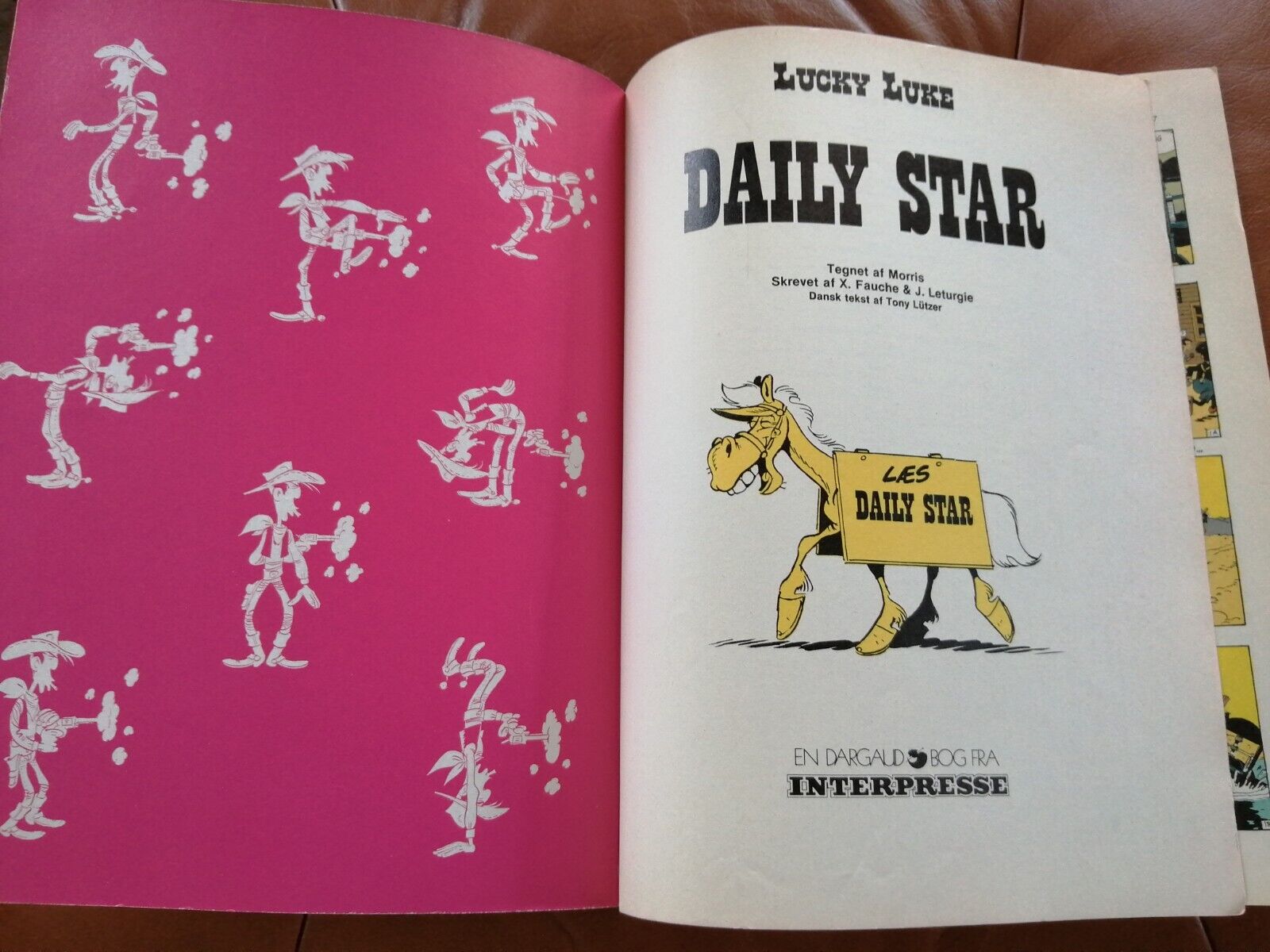 DenmarkComic bookLUCKY LUKE no 50Daily StarInterpresse19851st edition