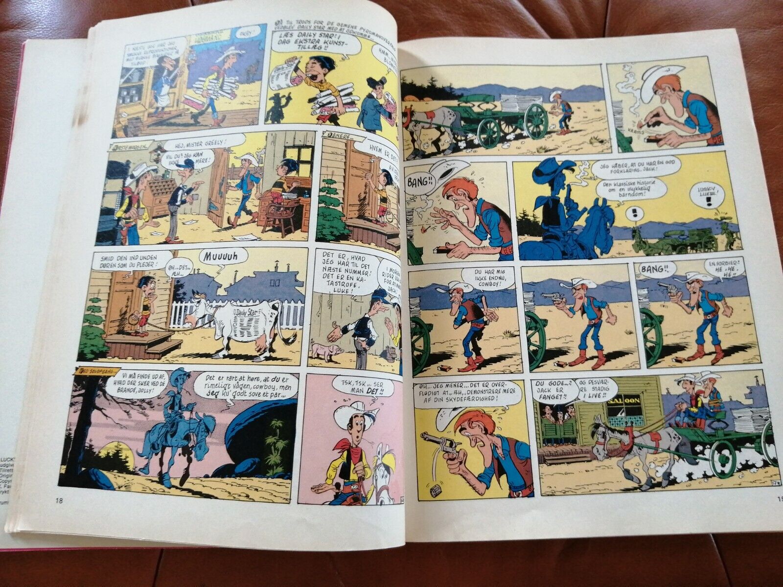 DenmarkComic bookLUCKY LUKE no 50Daily StarInterpresse19851st edition