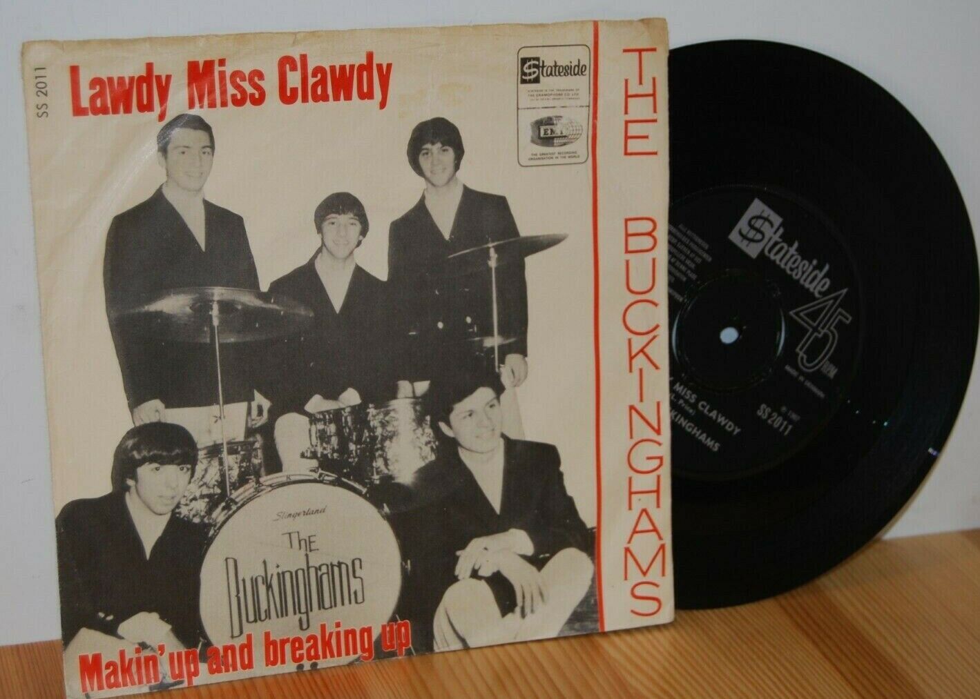 The BUCKINGHAMS Lawdy Miss Clawdy Danish PS Picture Sleeve 7'' 45 vinyl