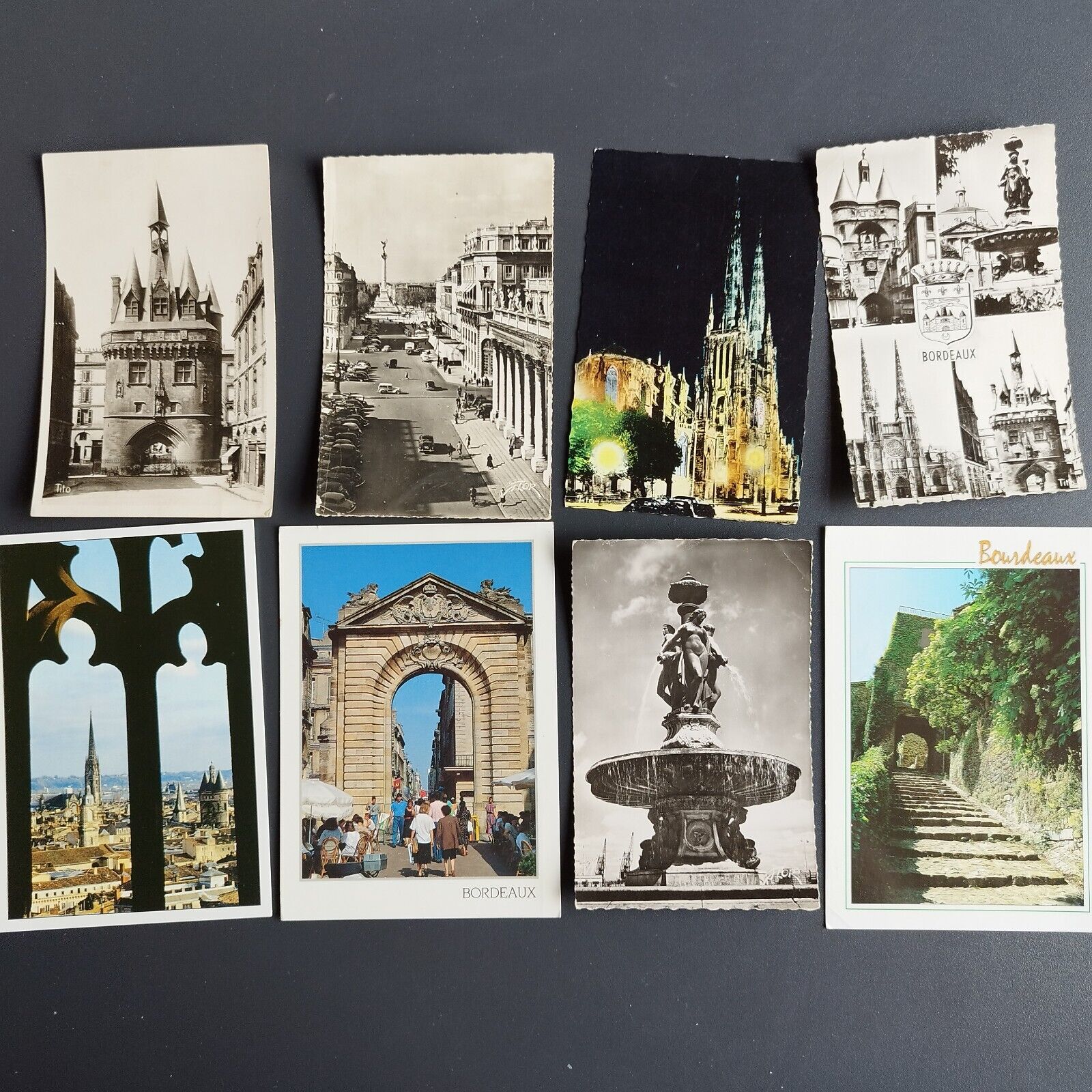 France 20 vintage postcards Bordeaux