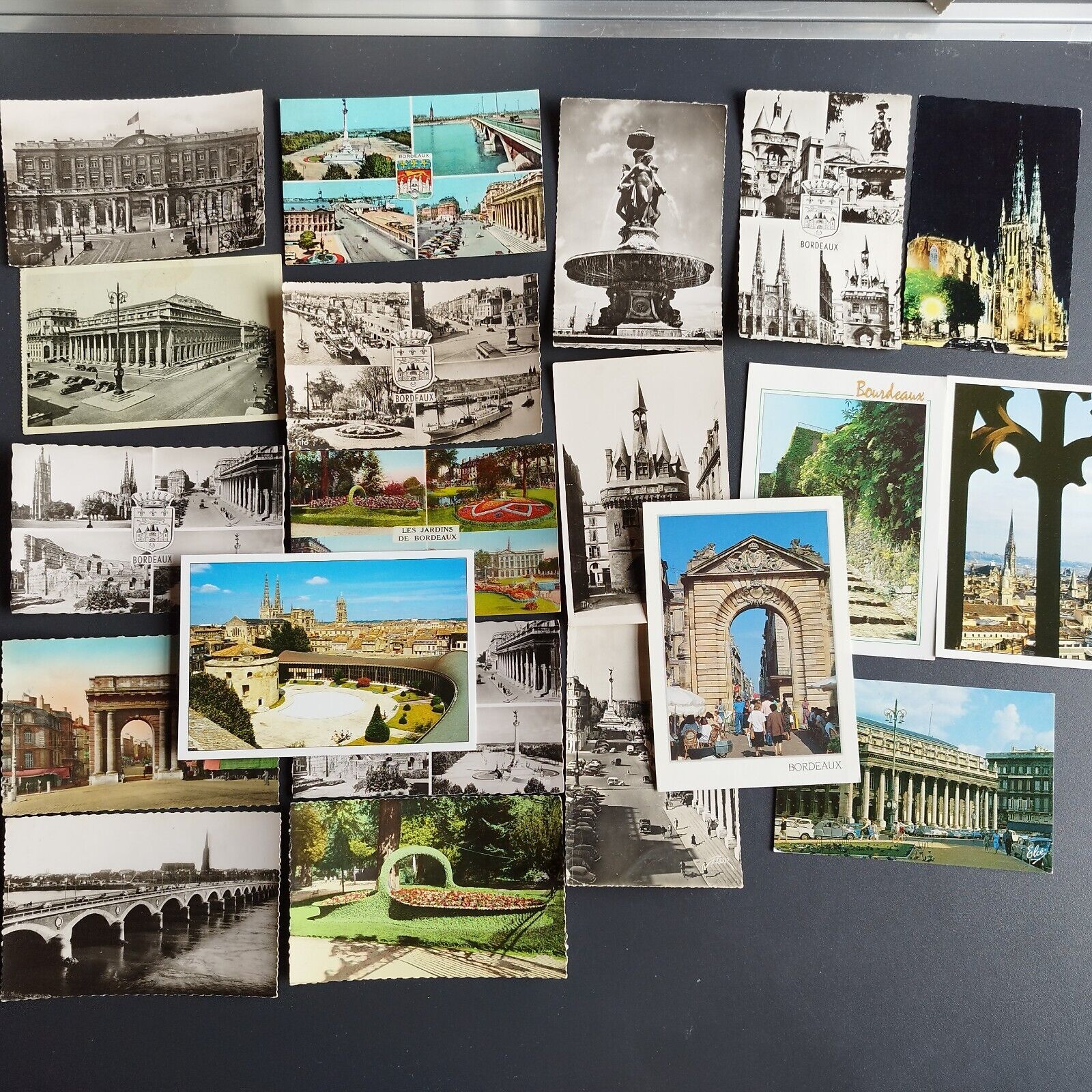 France 20 vintage postcards Bordeaux