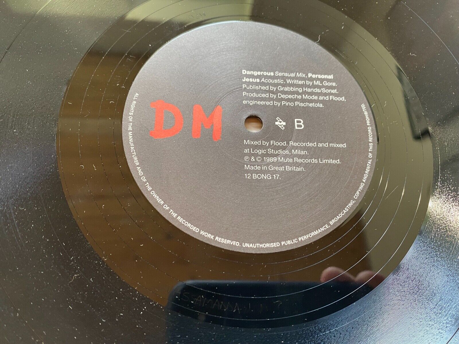 DEPECHE MODE" PERSONAL JESUS" HOLIER THAN THOU APPROACH   ACOUSTIC 1989 UK 12"