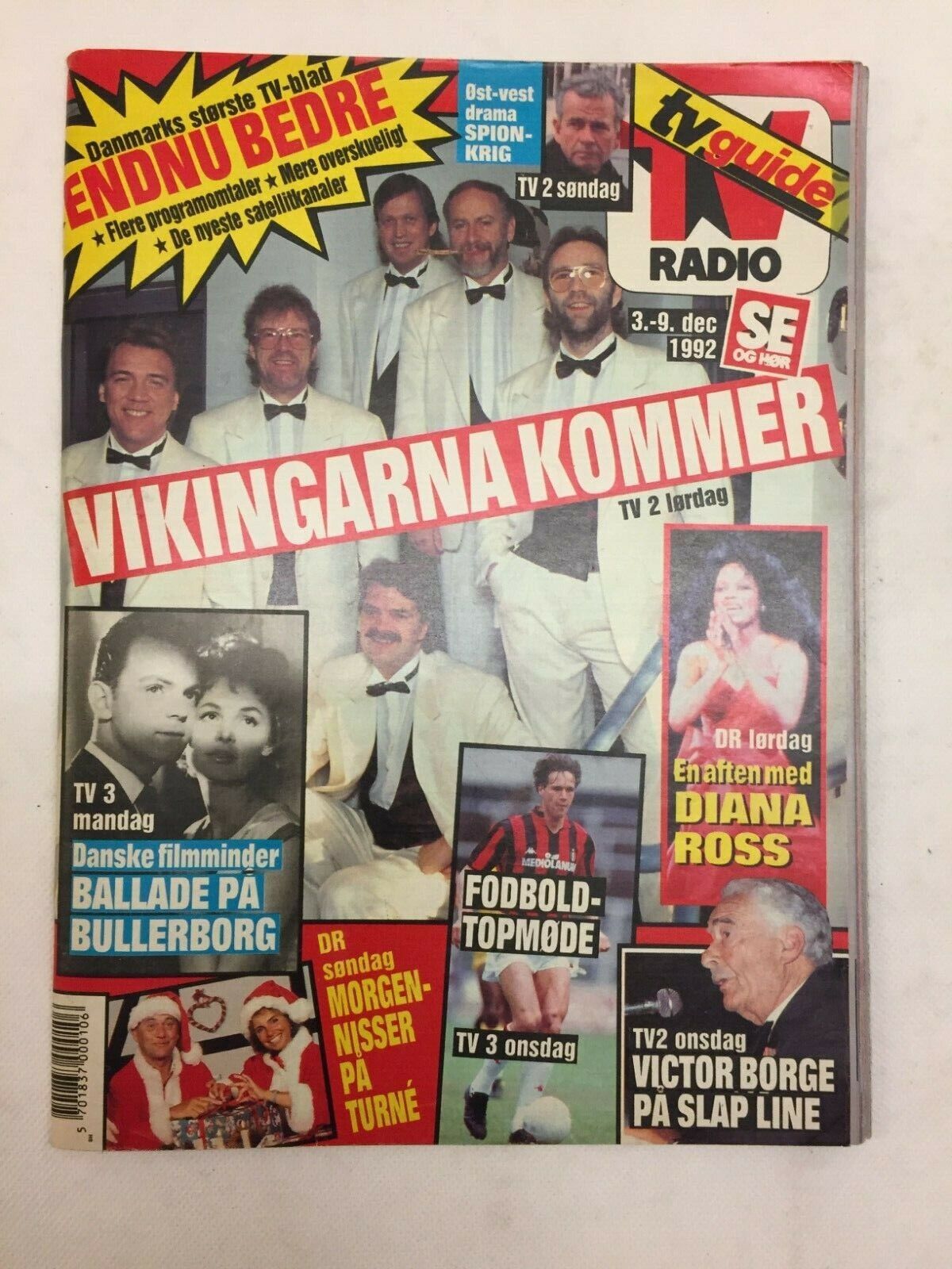 Princess Stéphanie of Monaco Front Cover Vtg Danish Magazine 1992 "Se og Hoer"