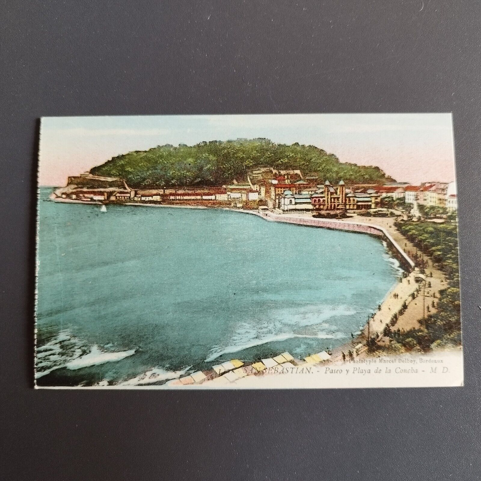 SPAIN-SAN SEBASTIAN -Paseo y Playa de la Concha -1910s