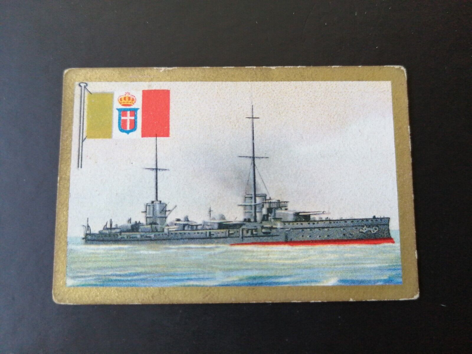 German SABA tobacco ship trading card 1931-33No 145 "Dante Allighiere"Italy