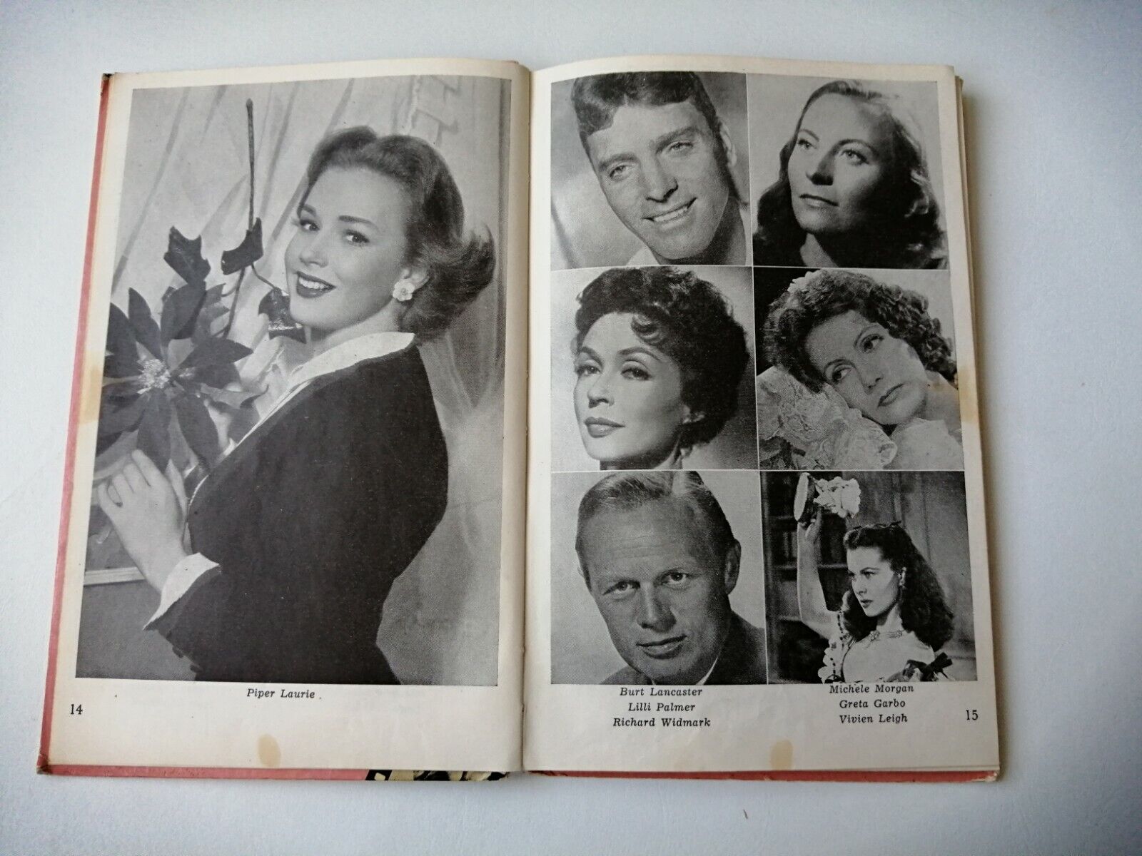 PUK Filmsbog no 11955 Danish book w123 black  white fotosUS/UK stars31 DK