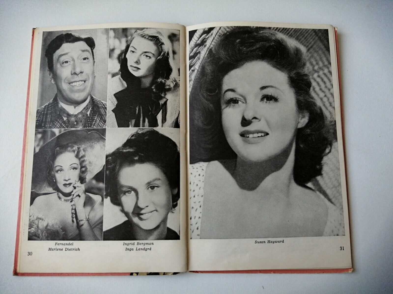 PUK Filmsbog no 11955 Danish book w123 black  white fotosUS/UK stars31 DK