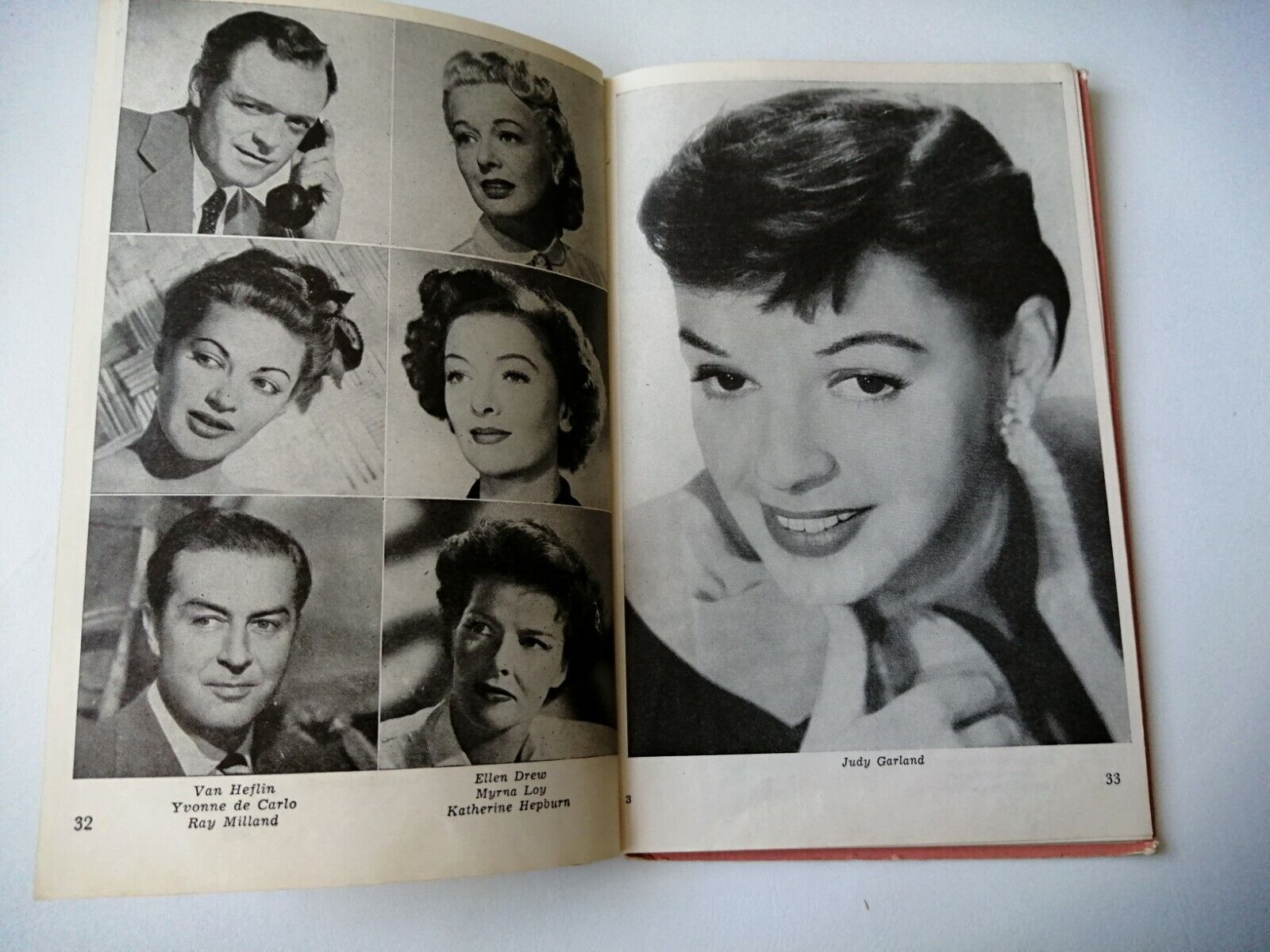 PUK Filmsbog no 11955 Danish book w123 black  white fotosUS/UK stars31 DK