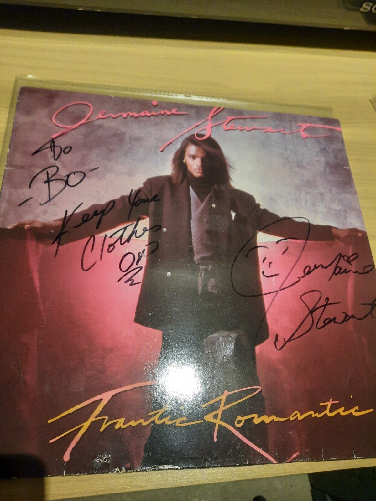 Jermaine Stewart autograph