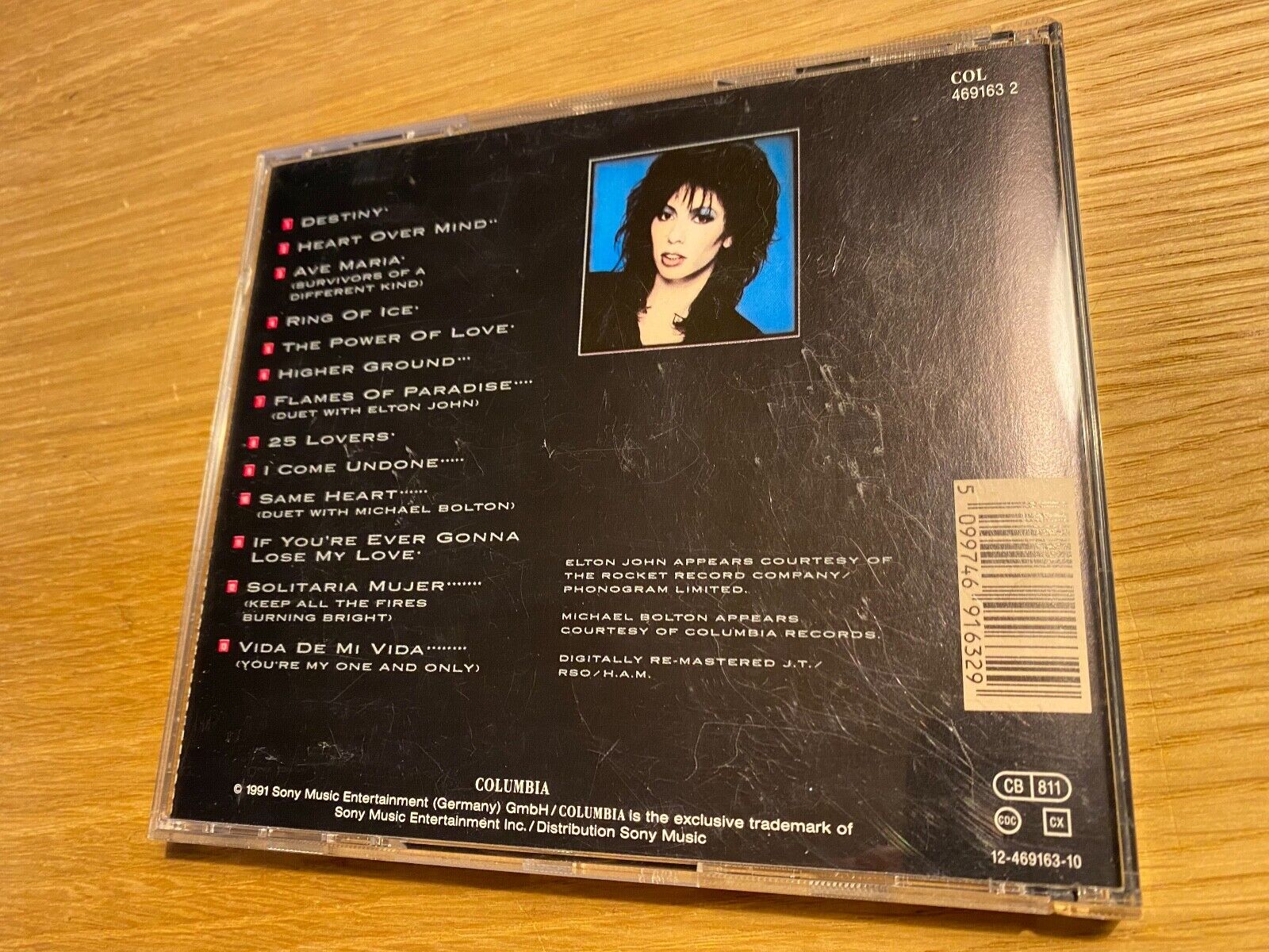 JENNIFER RUSH "THE POWER OF JENNIFER RUSH" 1991 CDALBUM 13 TRACK COLUMBIA  SONY