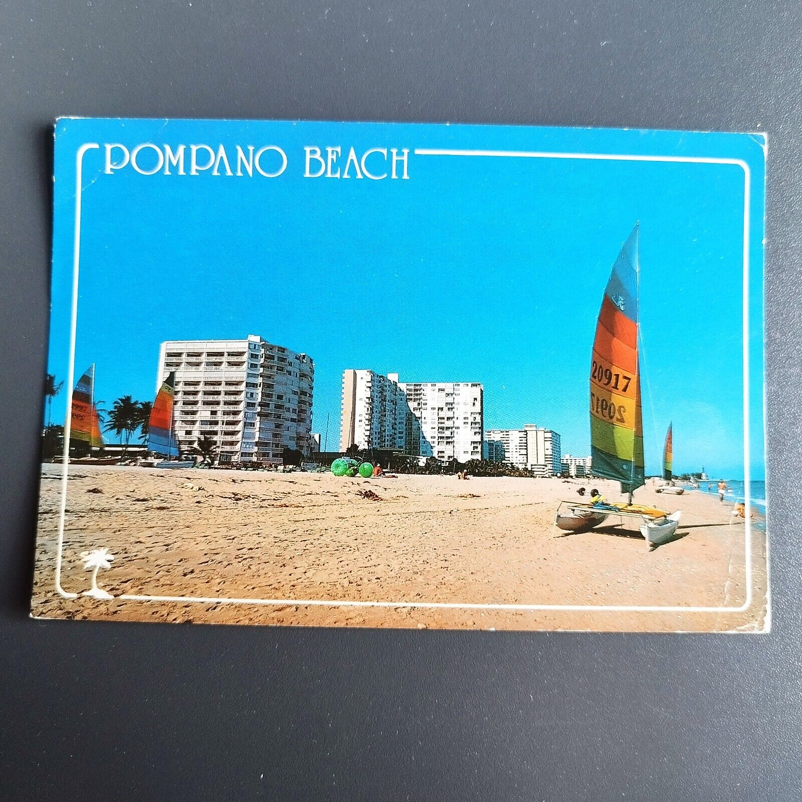 Postcard Florida Pompano Beach - Posted 1990