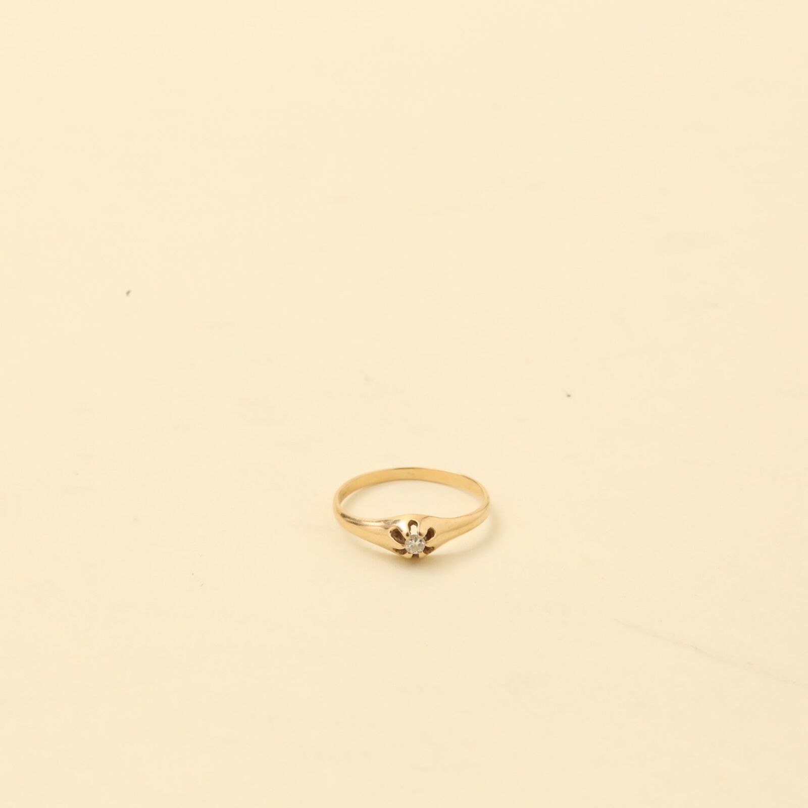 Ring in 14K Gold size 6½ | Real Genuine Gold | Minimalistic Gold