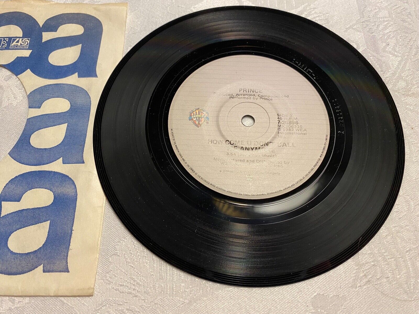 PRINCE "1999/HOW COME U DON´T CALL ME ANYMORE "1982 WEA RECORDS AUTRALIAN PRESS*