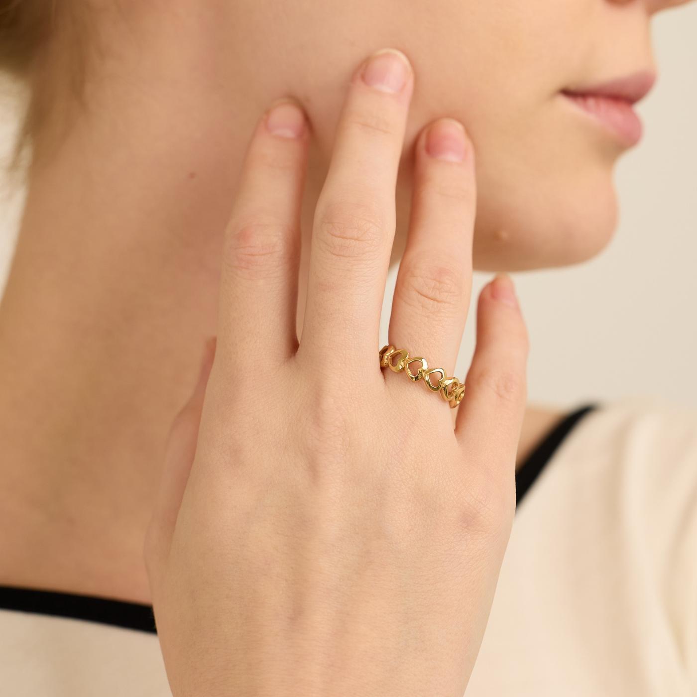 Ring in 8K Gold size 6½ | Solid Gold | Fine Jewelry | Scandinavian