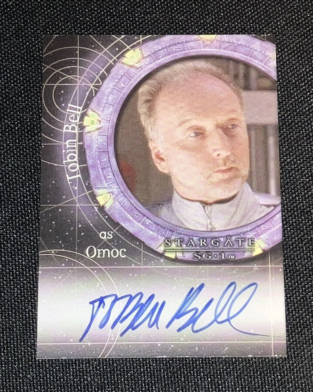 2009 Stargate SG-1 Heroes Autograph Auto Card A115 Tobin Bell as Omoc - Jigsaw