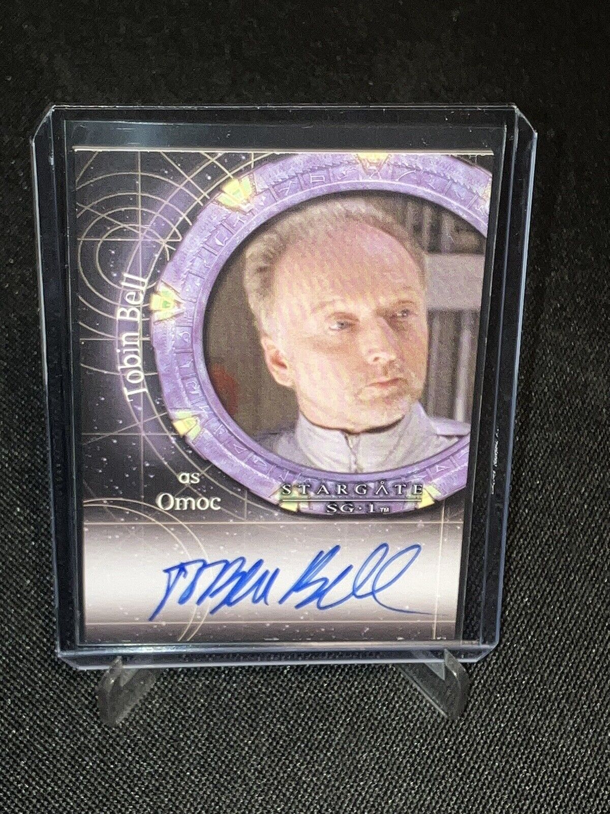 2009 Stargate SG-1 Heroes Autograph Auto Card A115 Tobin Bell as Omoc - Jigsaw