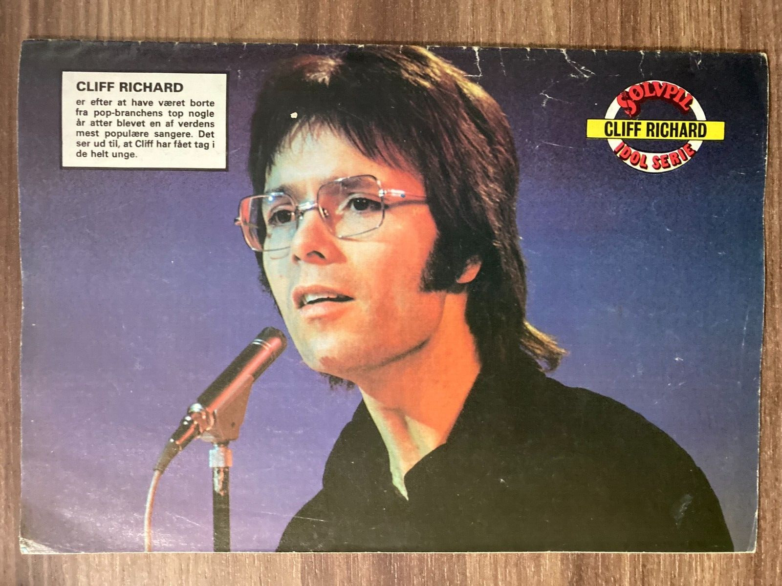 Cliff Richard on the Back Cover Danish Magazine/Comic SØLVPIL 1980 17x25cm