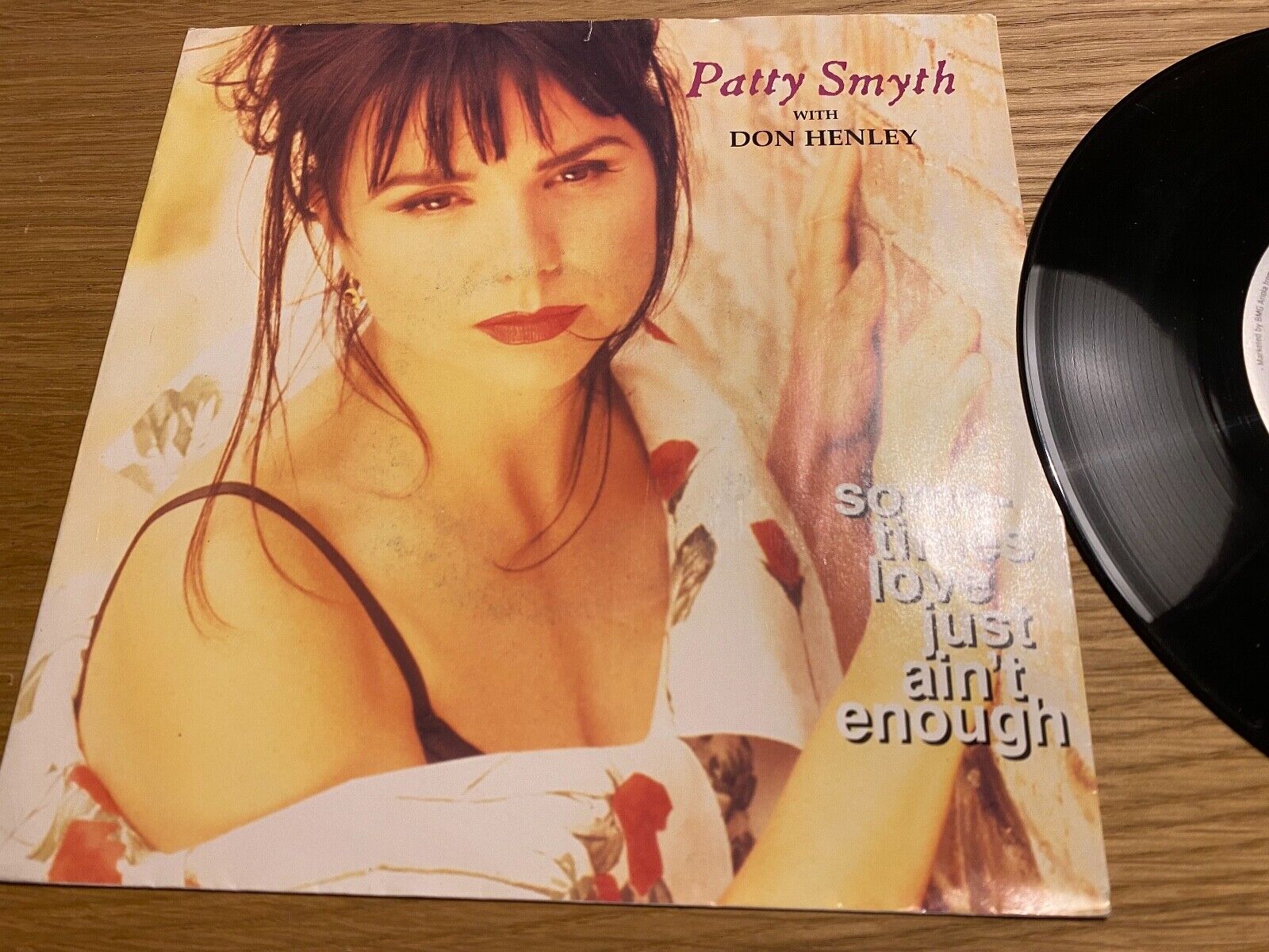 PATTY SMYTH  DON HENLEY "SOMETIMES LOVE JUST AIN´T ENOUGH" 1992 7" VINYL SINGLE