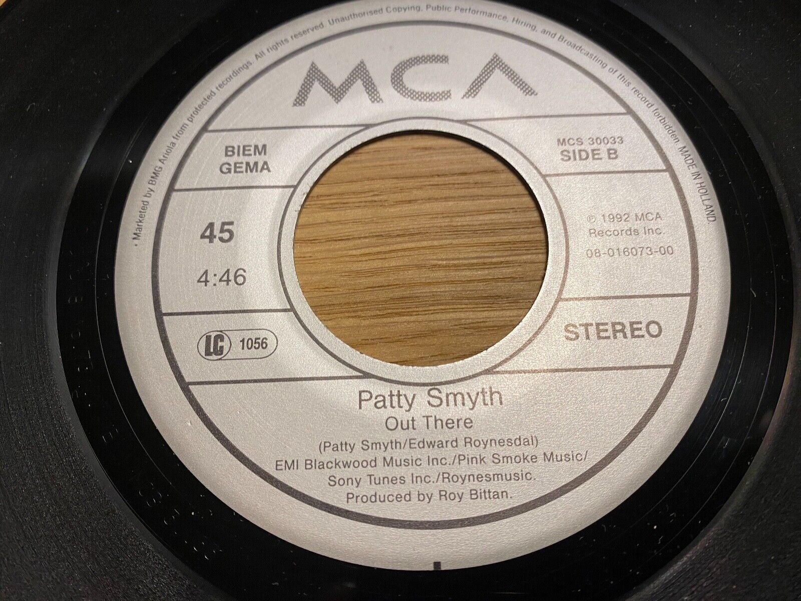 PATTY SMYTH  DON HENLEY "SOMETIMES LOVE JUST AIN´T ENOUGH" 1992 7" VINYL SINGLE