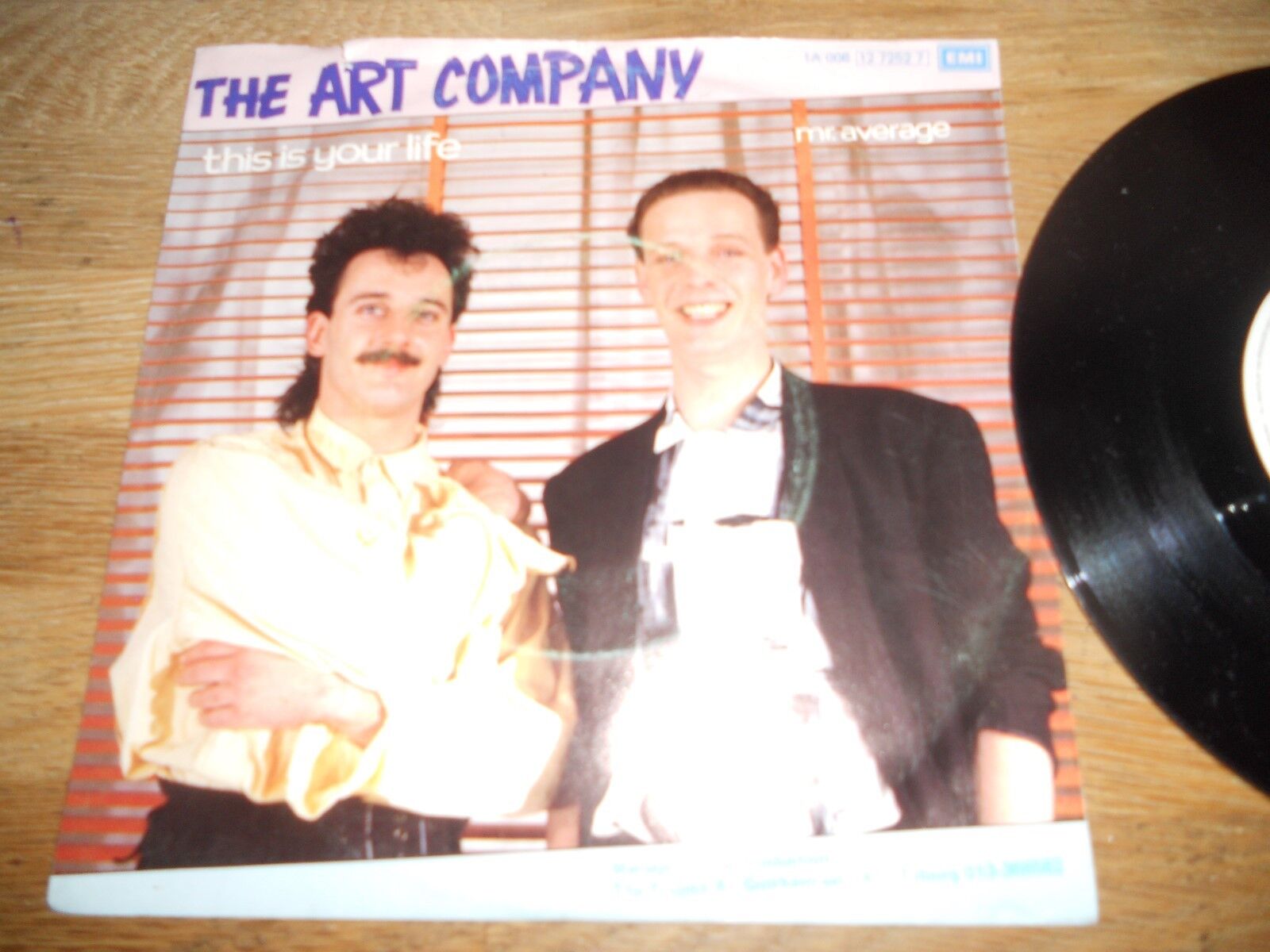 THE ART COMPANY THIS IS YOUR LIFE / MR AVERAGE 1985 EMI RECORDS THE PROJECT X**