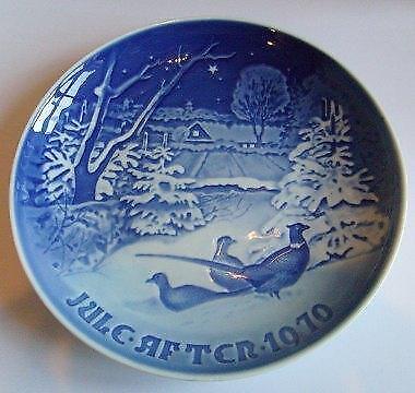 Bing  Grondahl (BG) Christmas Plate from 1970