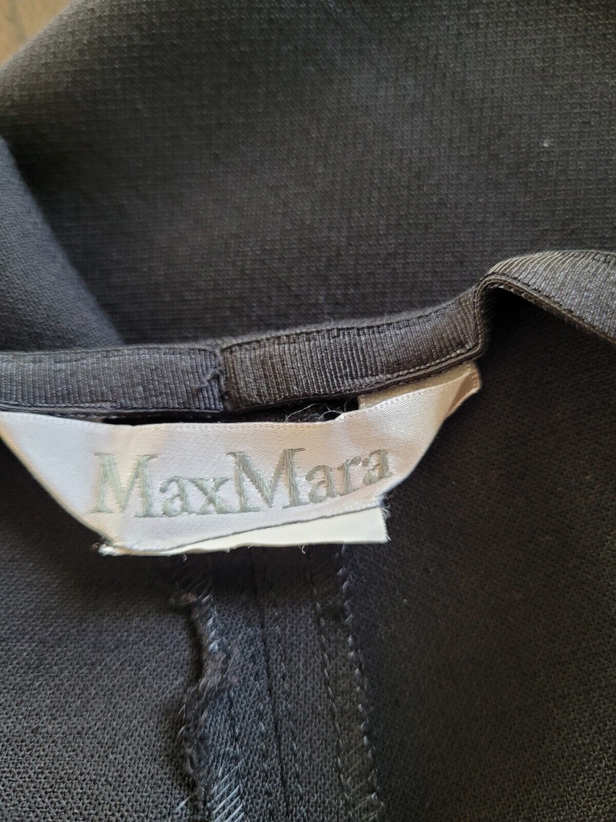 **Max Mara** Black Classic Wool Trousers Size Small/Medium