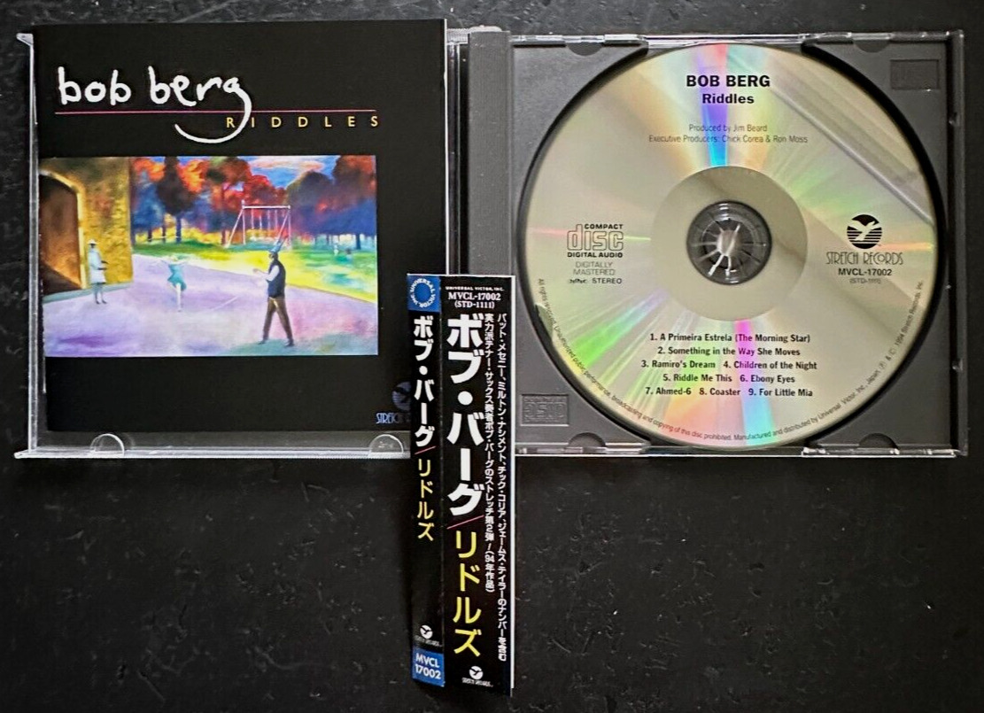 BOB BERG ''RIDDLES'' - JAPAN CD - STEVE GADD / JOHN PATITUCCI / VICTOR BAILEY